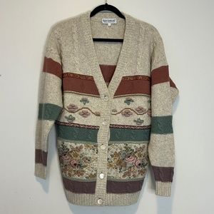 Vintage 90; Luv-tricot MILANO  Cardigan